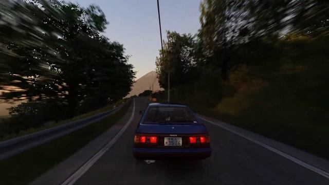 Stock AE86 Drift Run On Nagao - Assetto Corsa смотреть онлайн