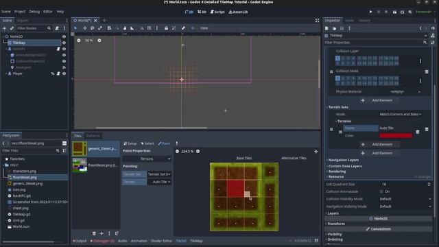 Godot 4 tilemap Tutorial смотреть онлайн