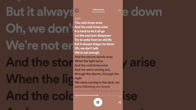 Michael Schulte - Falling Apart [sped up+lyrics] смотреть онлайн