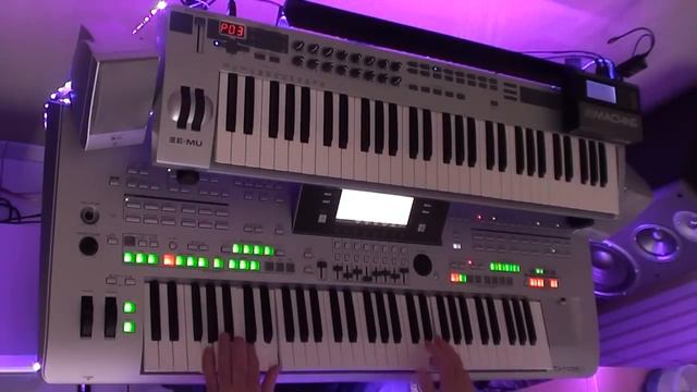 celine dion - pour que tu m'aimes encore cover played on Tyros 3 смотреть онлайн