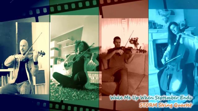 WAKE ME UP WHEN SEPTEMBER ENDS - STORM String Quartet, Arrangement Hector Lappas ΜΕΝΟΥΜΕ ΣΠΙΤΙ смотреть онлайн