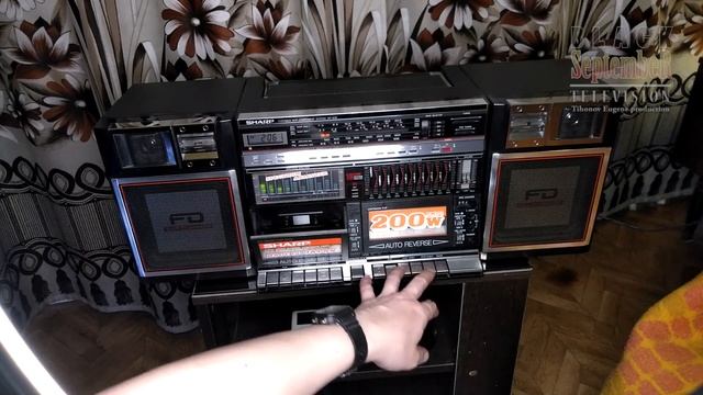 Винтажная магнитола Sharp WF-939 / Очередной говённый старый хлам который еще играет с кассеты... смотреть онлайн