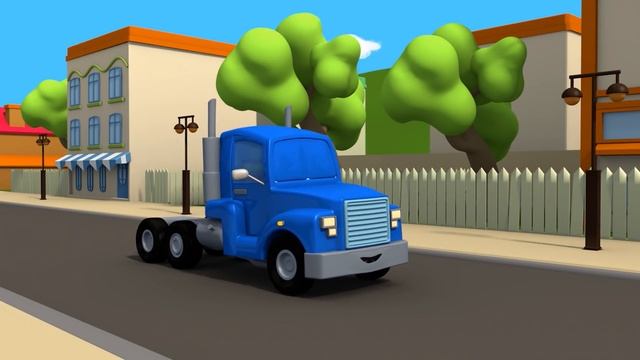Truck videos for kids - The DEMOLITION CRANE - Super Truck in Car City ! смотреть онлайн