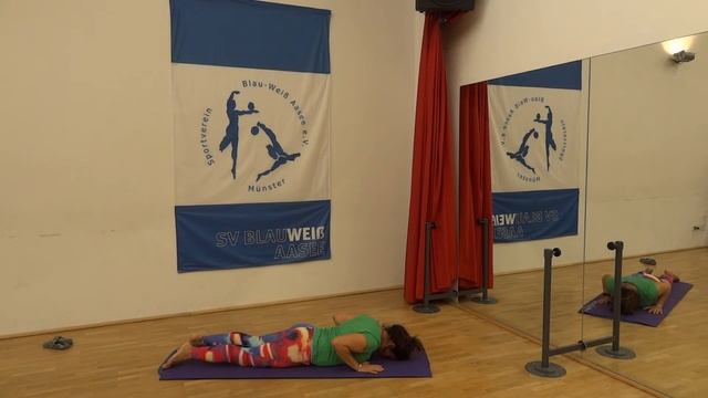 Pilates Training - SV Blau-Weiß Aasee e.V. Heimtraining смотреть онлайн