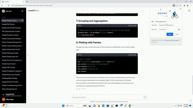 python pandas practice смотреть онлайн