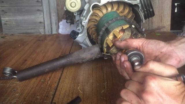 Как снять ротор с бензогенератора?!!! смотреть онлайн