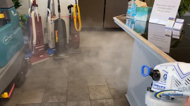 Graco SaniSpray HP 20 Cordless Handheld Airless Disinfectant Sprayer Demo смотреть онлайн