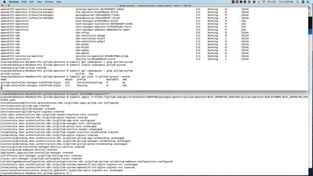 GitLab K8 Operator on OpenShift Container Platform смотреть онлайн