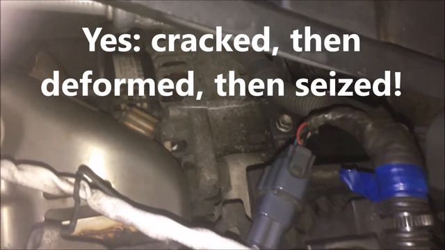 AYGO: Alternator Casing: Deformed And Seized After Cracked? Toyota, C1, 107