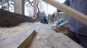 Отделка стен деревом