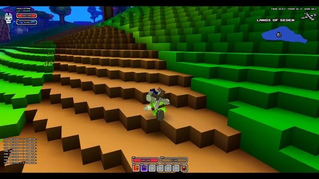 Cube World - S2E01 (Introducing Skellotime) Ogre vs Seden City - RPG Alpha Gameplay LP (Rogue) смотреть онлайн