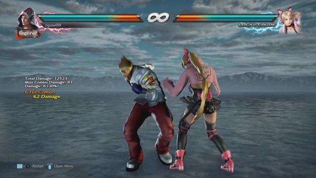 TEKKEN 7. Steve Fox normal hit,counter hit and Rage Drive combos смотреть онлайн