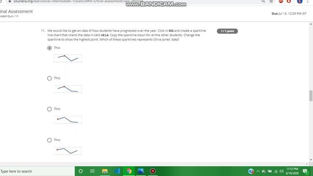 Excel skills for business intermediate I week 6 final assessment quiz answer || coursera all answer смотреть онлайн