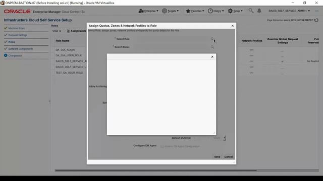 Assign Quota to a Role with Oracle Enterprise Manager Cloud Control смотреть онлайн