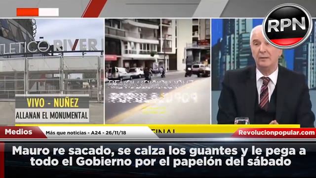 Mauro re sacado, se calza los guantes y le pega a todo el Gobierno por el papelón del sábado смотреть онлайн