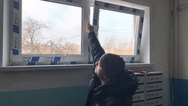 Замена окон в подъездах | замена остекления | новые окна Екатеринбург, Березовский | как меняют окн смотреть онлайн