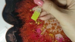 Брелок из эпоксидной смолы с сюрпризом
