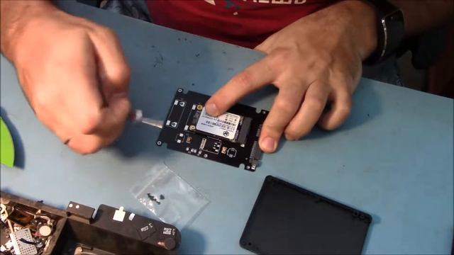Переходник MSATA на SSD. MSATA to SSD Adaptor. смотреть онлайн