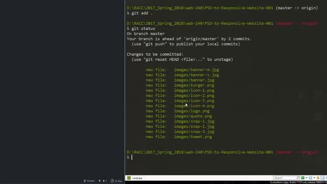 Updated PSD To Responsive Website Directory Copying