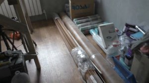 Обзор текущих дел! Как стелю линолеум в Г-образной прихожей!