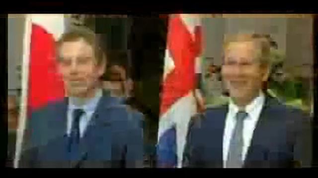 George Bush and Tony Blair смотреть онлайн