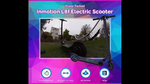 Inmotion L8F Folding Electric Scooter - A Quick Overview смотреть онлайн
