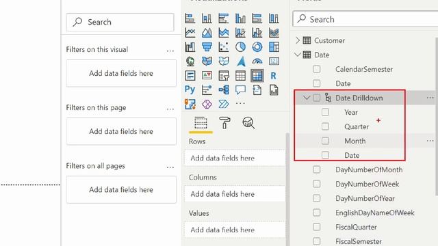 Power BI - Creating Hierarchies for Drilldown feature смотреть онлайн