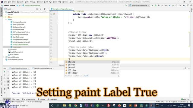 Java GUI Swing Tutorial Part 19.5 | Slider and Progress Bar смотреть онлайн