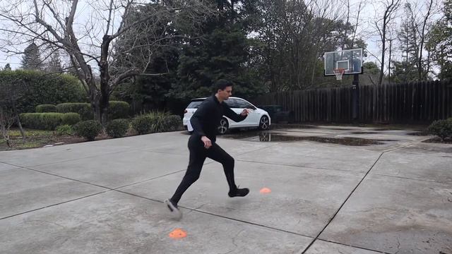 Volleyball Plyo Exercises For Outside Hitters || Volleyball Plyos To Improve Transitions смотреть онлайн