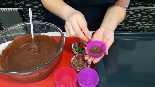 Шоколадные Кексы Маффины за 2 минут + 15 минут выпечка Простой Рецепт Очень Вкусных Кексов Маффино смотреть онлайн