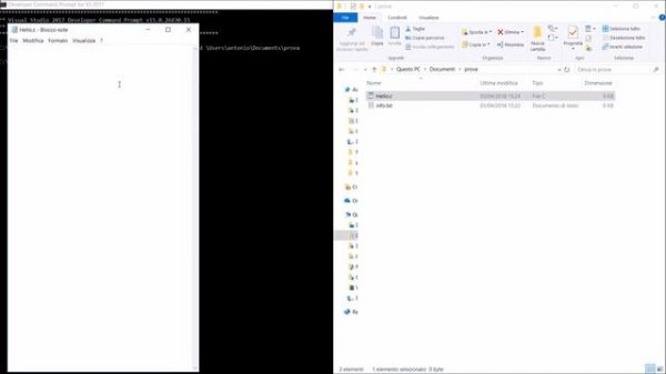 How to Compile and Run a C Program using Developer Command Prompt for Visual Studio