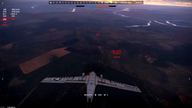 [Warthunder] A2D-1 5 aircraft kills replay смотреть онлайн