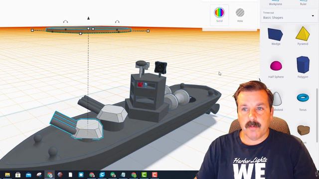 Rotating Turrets! Upgrade your Tinkercad Battleship in Minutes смотреть онлайн
