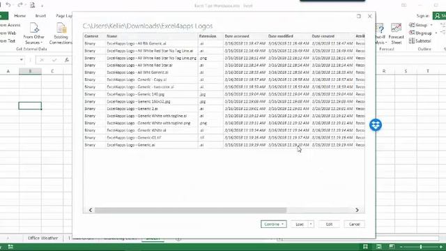 Excel Tip: Load a File List into Excel with Power Query смотреть онлайн