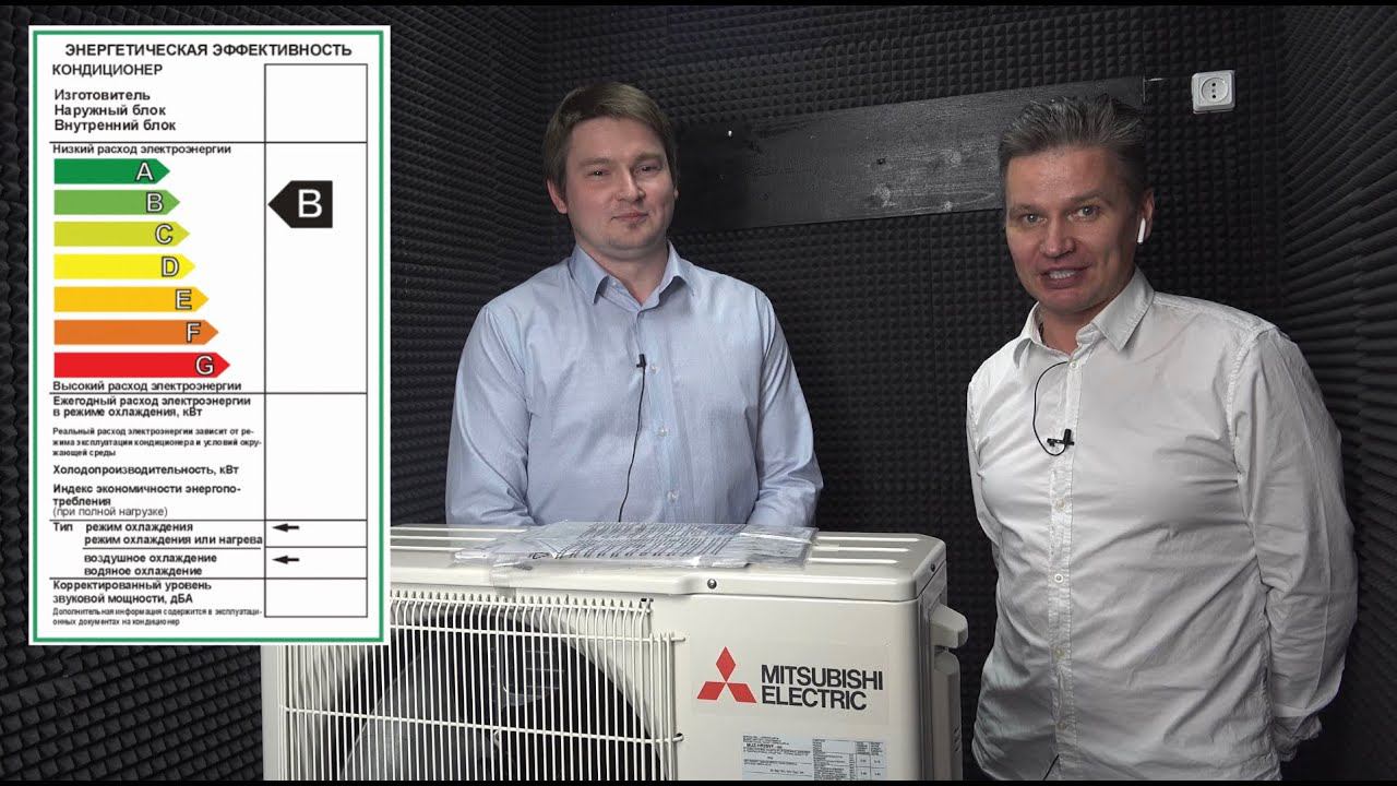 Классификация энергоэффективности кондиционеров на примере сплит-системы Мицубиси Электрик MSZ-HR25 смотреть онлайн