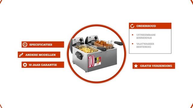 Fritel FR1355 Duo Friteuse 2x3L смотреть онлайн