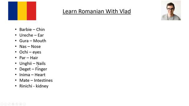 Romanian Phrases Lesson 15 Body смотреть онлайн
