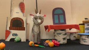 Театр дома. Альбина Шумячер. Часть 36. Сказка "Волк и козлята"