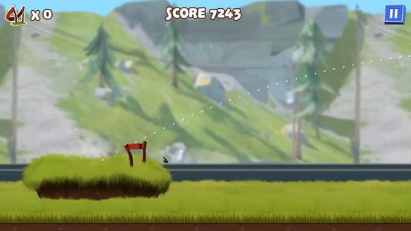 Playing the game Grizzly and Lemmings: Lemmings Launch