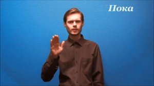 Язык жестов. Привет - пока