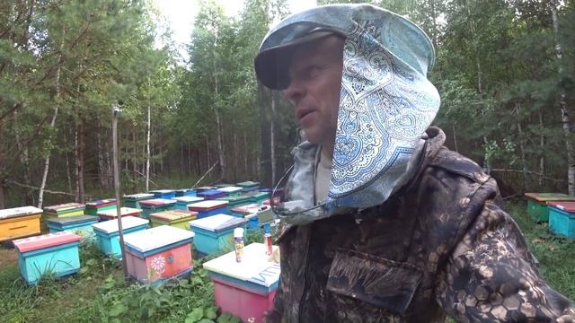 ОБРАБОТКА ПЧЁЛ ОТ КЛЕЩА ВАРРОА ДИСТРУКТОР, ПОСЛЕ МЕДОСБОРА ДЫМ ПУШКОЙ, очищенный керосин с бипином смотреть онлайн