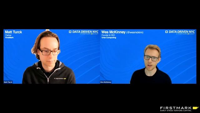 Fireside Chat: Wes McKinney (Founder & CEO, Ursa Computing) with Matt Turck (Partner, FirstMark) смотреть онлайн