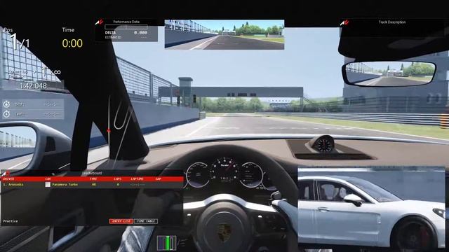 Assetto Corsa - Porsche Panamera Turbo @Magione смотреть онлайн