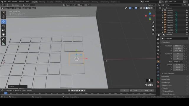 How to make 3D model of a LAPTOP in Blender - 10 MIN смотреть онлайн