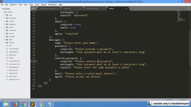 #4 Make Dating / Social Networking Website in Laravel 5.6 | User Registration | jQuery Validations смотреть онлайн