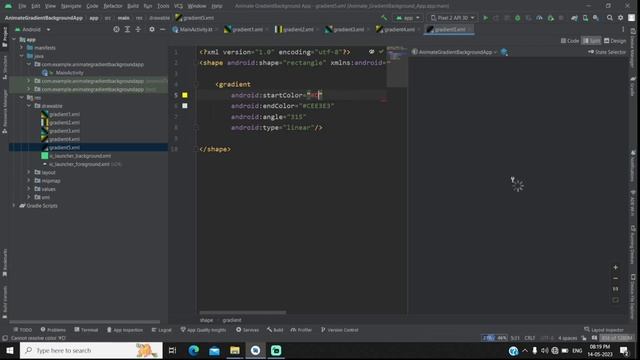 How to Implement Animate Gradient Background in Android Studio Kotlin смотреть онлайн