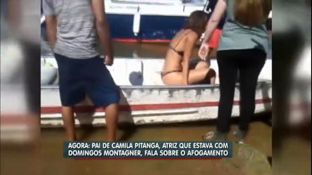 Camila Pitanga Diz que tentou segurar a mão de Domingos Montagner смотреть онлайн