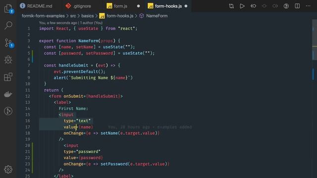 React Formik writing Basic Forms in React #02 смотреть онлайн