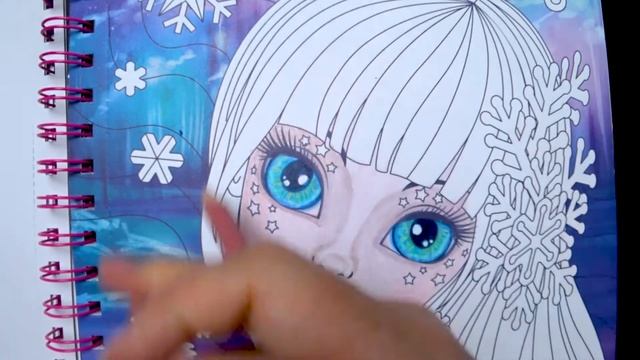 Процесс раскрашивания раскраски антистресс | как раскрасить лицо в раскраске смотреть онлайн