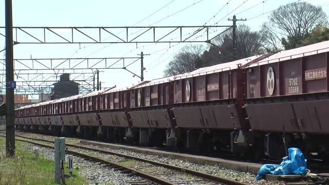西濃鉄道DE10-501赤ホキ貨物列車　美濃赤坂2012.03.16 смотреть онлайн